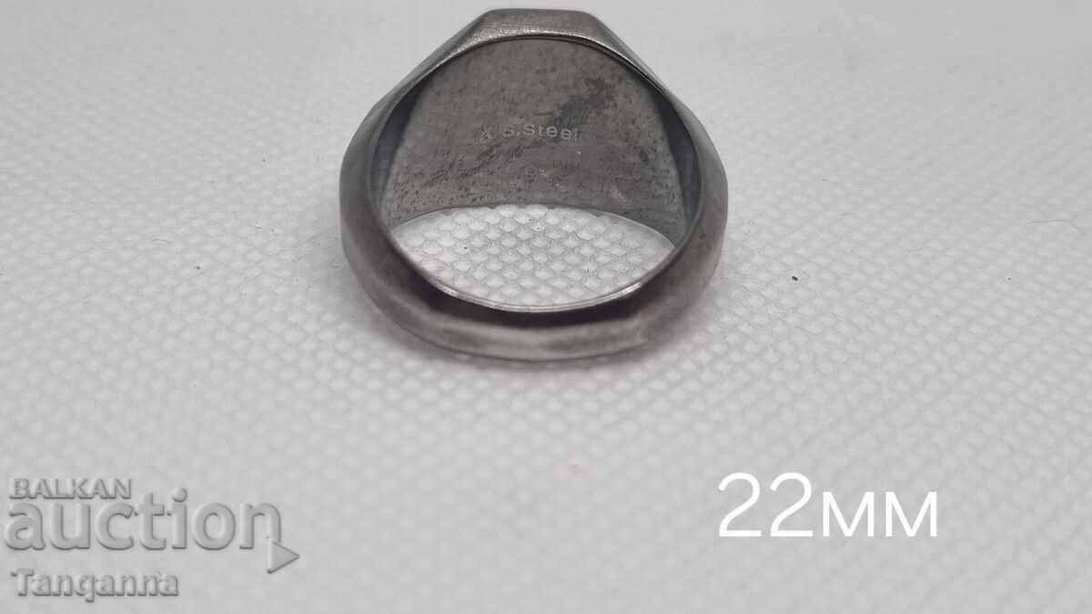 Inel din oțel chirurgical cu preț 10.00 BGN | € 5.11