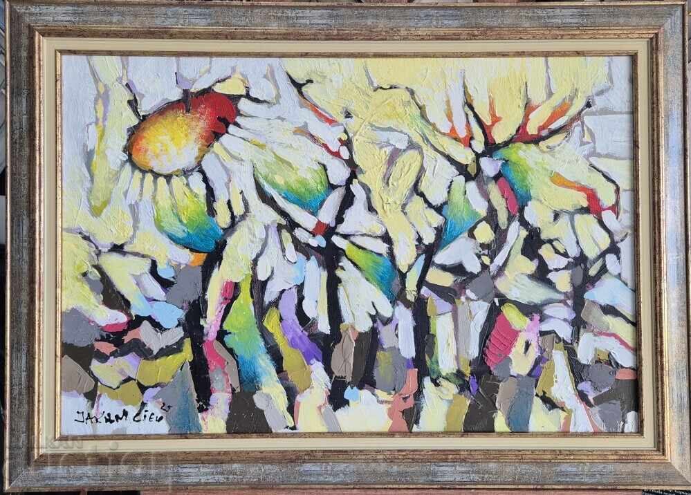 Ivan Yahnadzhiev Cityscape and Body Art 2024-25 oil №17