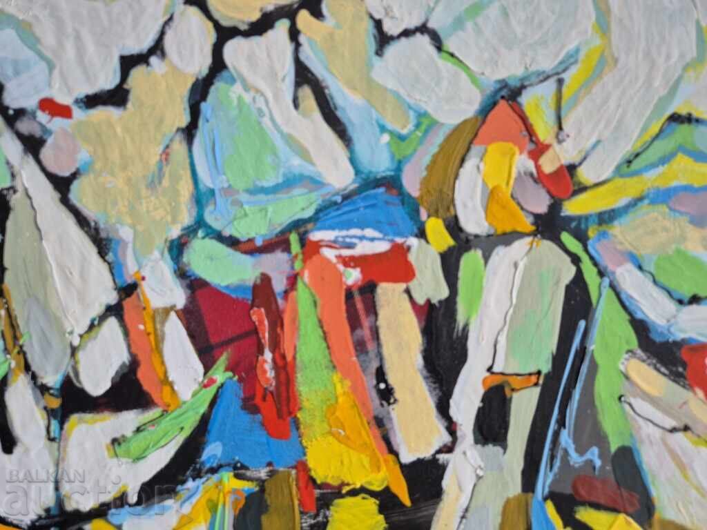 Παράδοση Ivan Yakhnadzhiev Μορskiĭ spomen 2025 Τοπίο με ελαιογραφίες