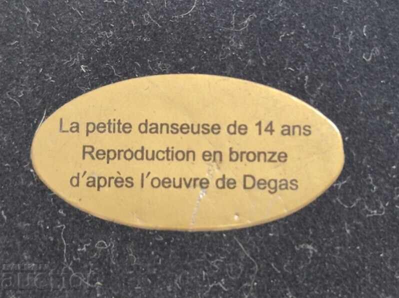 Sculptură din bronz, plastică, Mica dansatoare Degas - 7