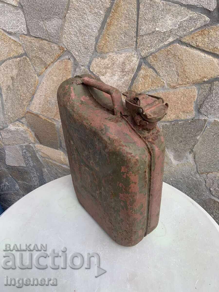 ТУБА МЕТАЛНА СТАРИННА 10 ЛИТРА ЗДРАВА с цена 14.00 лв. | € 7.16