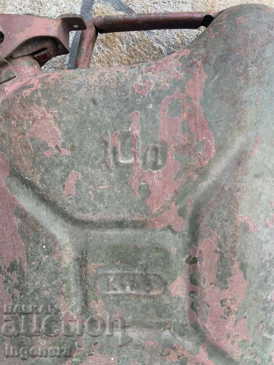 Аукцион ТУБА МЕТАЛНА СТАРИННА 10 ЛИТРА ЗДРАВА