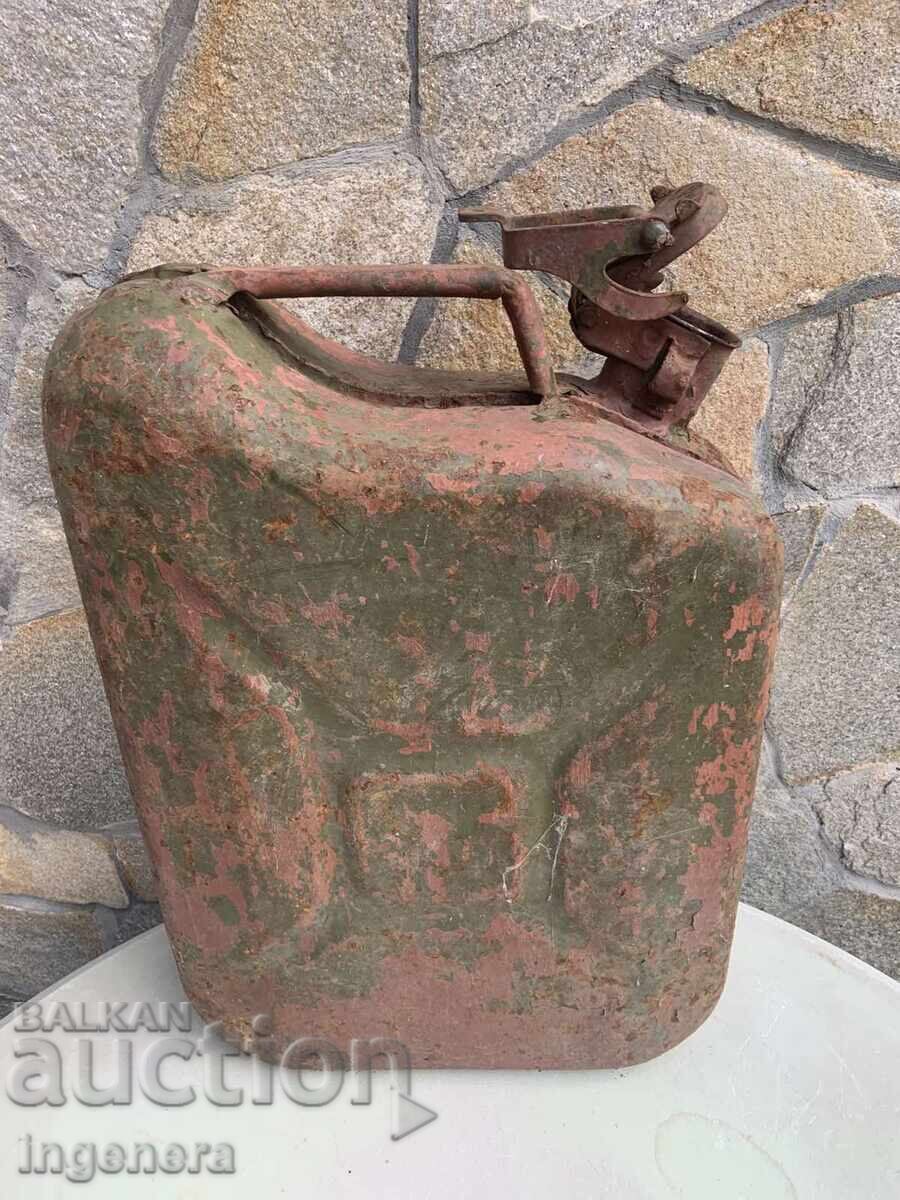 Доставка на ТУБА МЕТАЛНА СТАРИННА 10 ЛИТРА ЗДРАВА