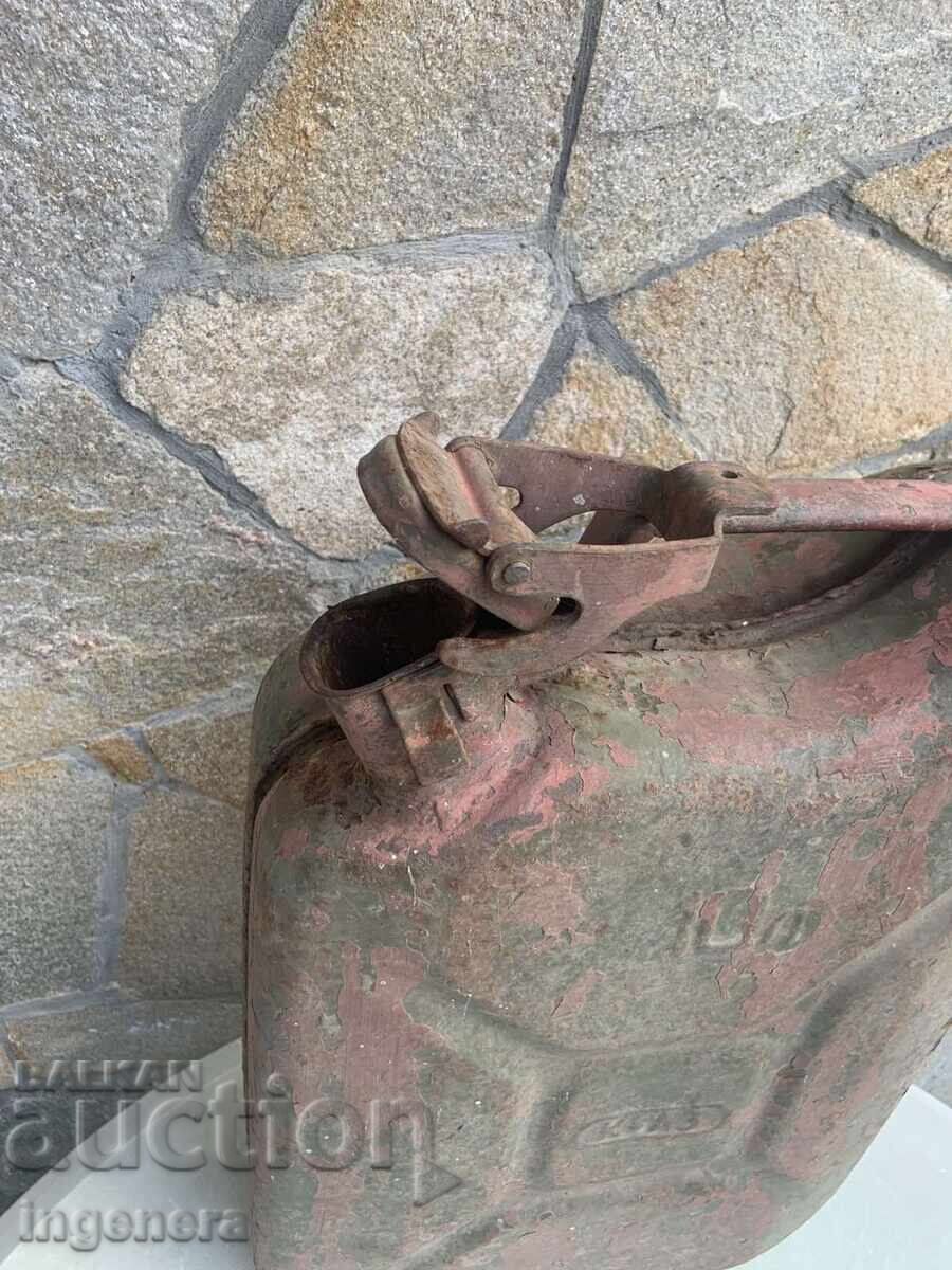 ТУБА МЕТАЛНА СТАРИННА 10 ЛИТРА ЗДРАВА - 6