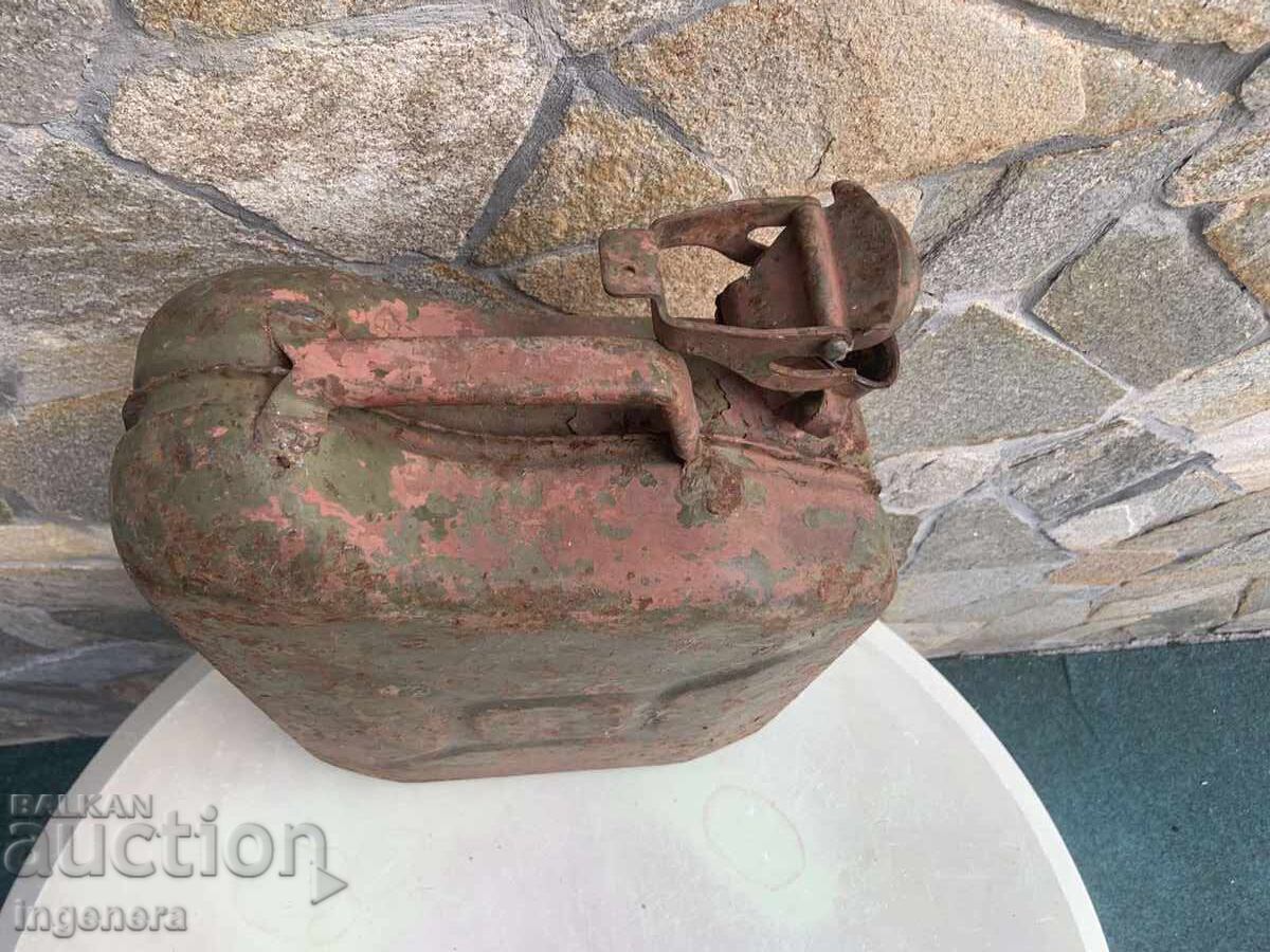 ТУБА МЕТАЛНА СТАРИННА 10 ЛИТРА ЗДРАВА - 7