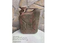 ТУБА МЕТАЛНА СТАРИННА 10 ЛИТРА ЗДРАВА