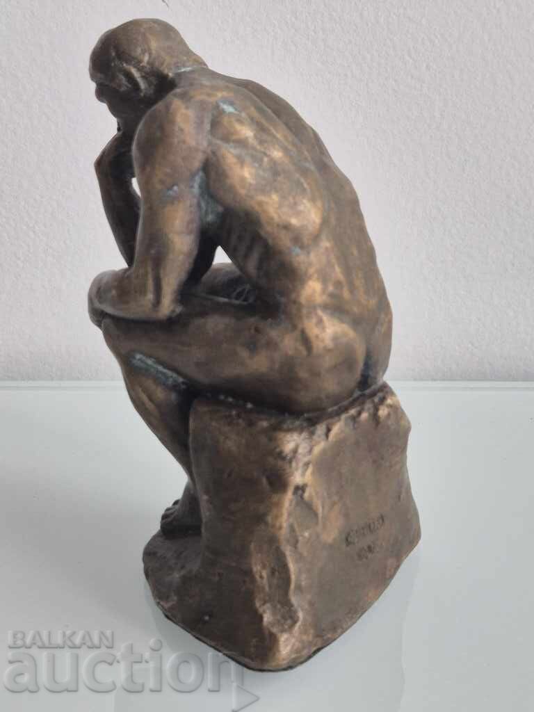 Παράδοση Χάλκινο γλυπτό πλάσμα Ο Μυστηριώδης του Ωγκύστ Ροντέν Παράδοση Χάλκινο γλυπτό πλάσμα Ο Μυστηριώδης του Ωγκύστ Ροντέν