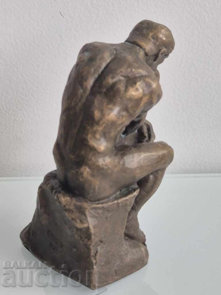 Χάλκινο γλυπτό πλάσμα Ο Μυστηριώδης του Ωγκύστ Ροντέν - 5 Χάλκινο γλυπτό πλάσμα Ο Μυστηριώδης του Ωγκύστ Ροντέν - 5