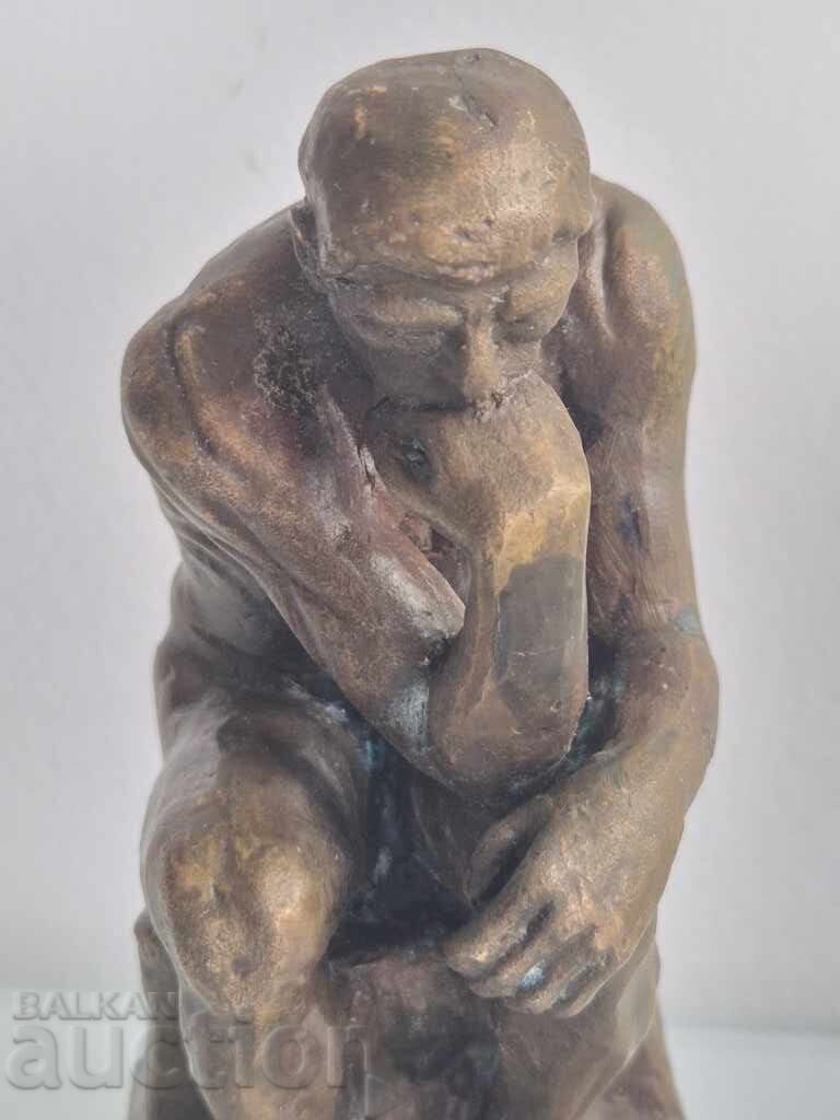 Χάλκινο γλυπτό πλάσμα Ο Μυστηριώδης του Ωγκύστ Ροντέν - 6 Χάλκινο γλυπτό πλάσμα Ο Μυστηριώδης του Ωγκύστ Ροντέν - 6