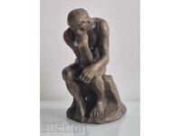 Sculptură din bronz, plastică, Gânditorul Auguste Rodin