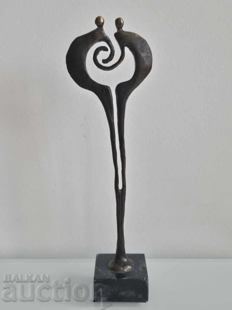 Bronze sculpture "Embrace" with price 165.00 BGN | € 84.36