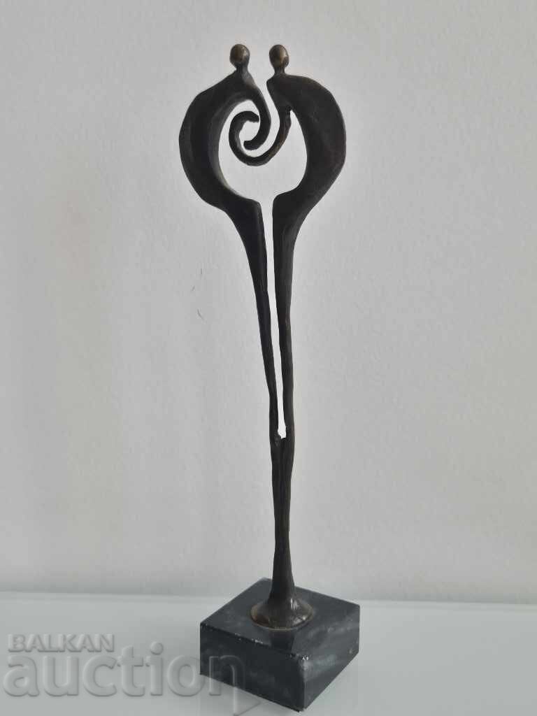 Auction  Bronze sculpture "Embrace"