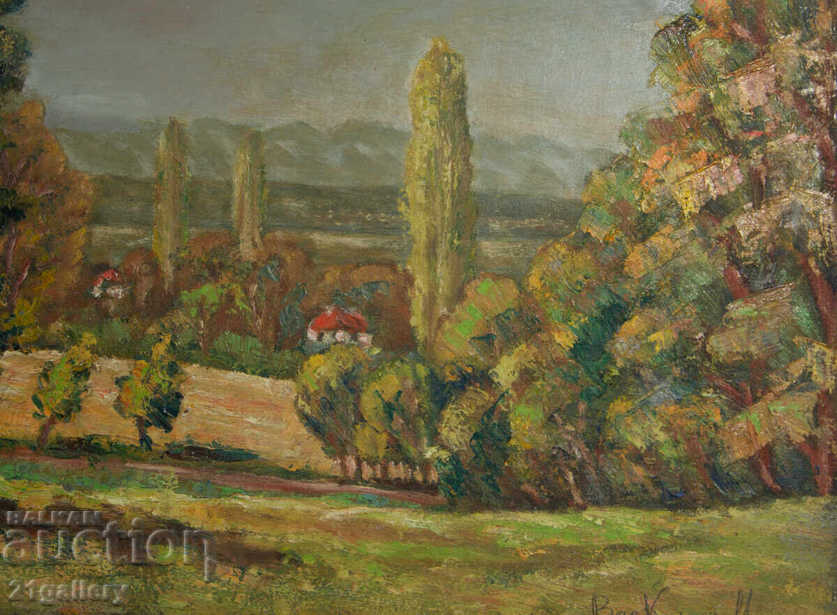 1939 Oil Painting Landscape Signed - 5 1939 Oil Painting Landscape Signed - 5