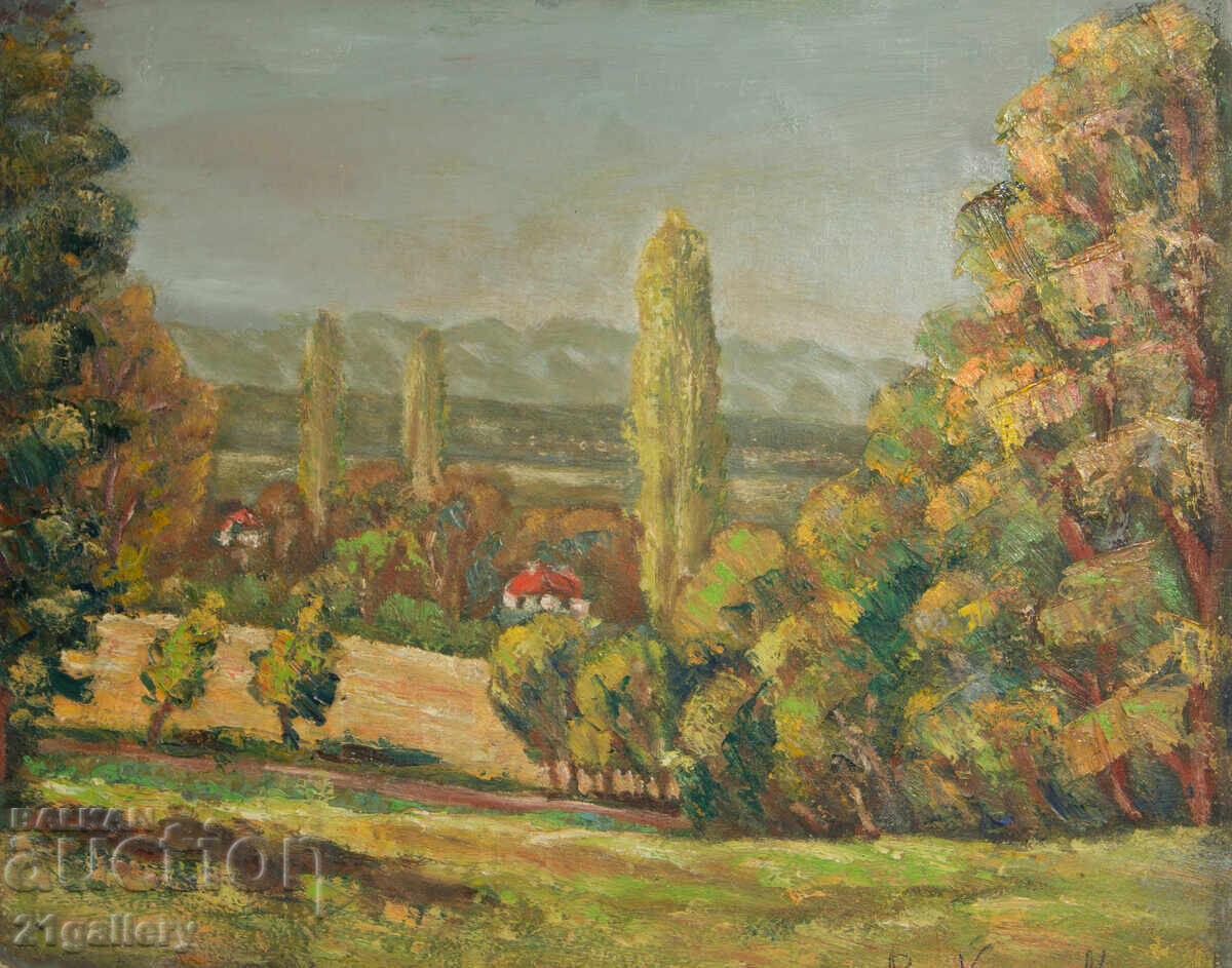1939 Oil Painting Landscape Signed 1939 Oil Painting Landscape Signed