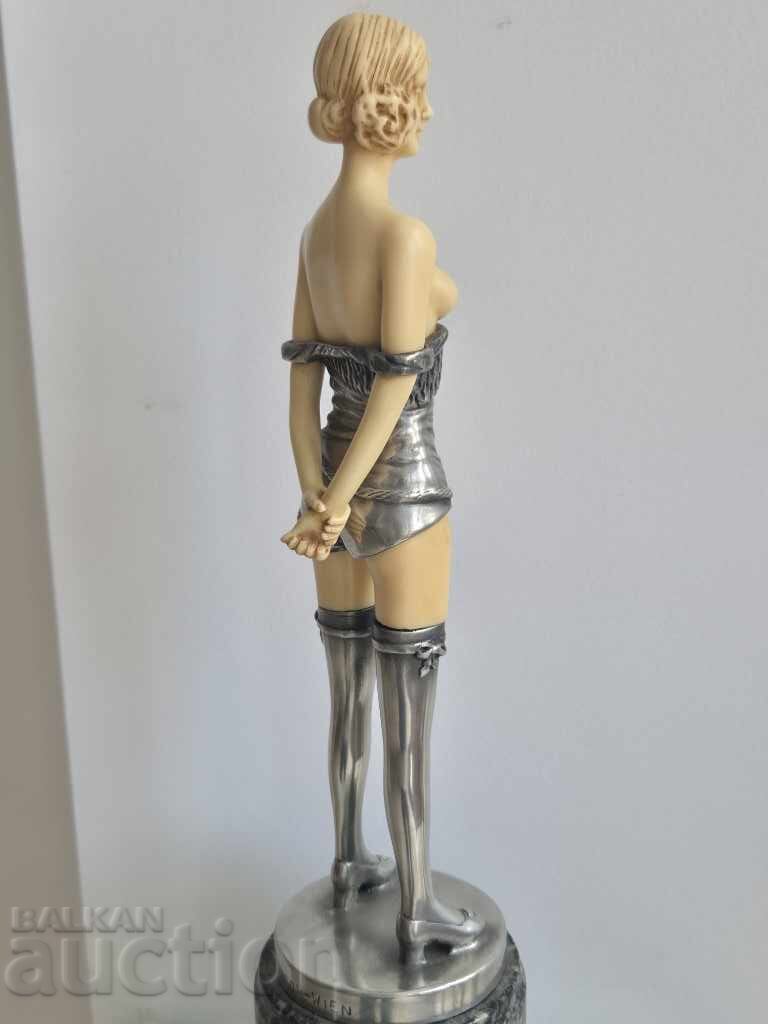 Înainte de spectacol, plastică în stil ART DECO Argentor Wien - 5