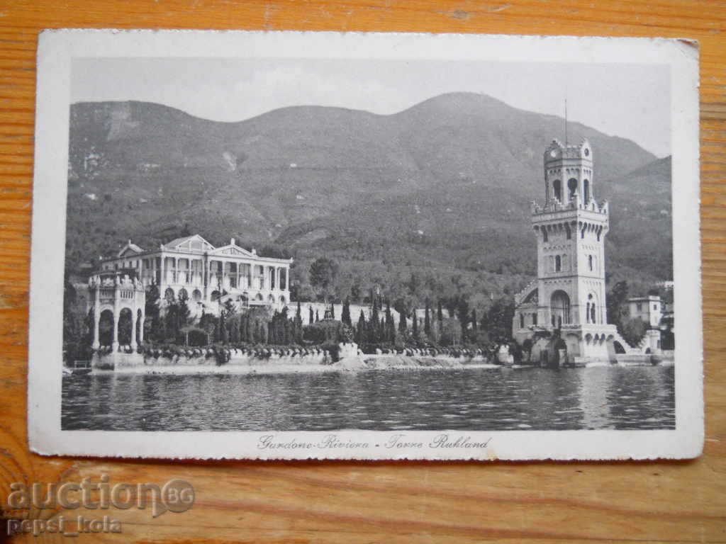 Antique postcard - Italy (Gardone Riviera)