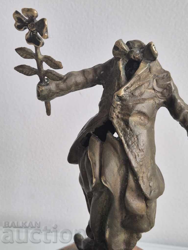 Stavri Kalinov 1944-2023 Charlie Chaplin with a 4-leaf clover - 6