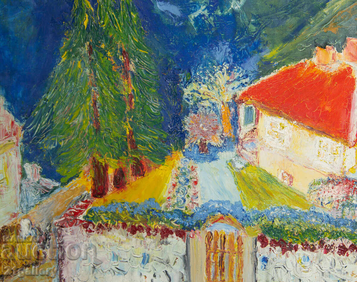 Delivery of Oil painting, rural landscape, 2007