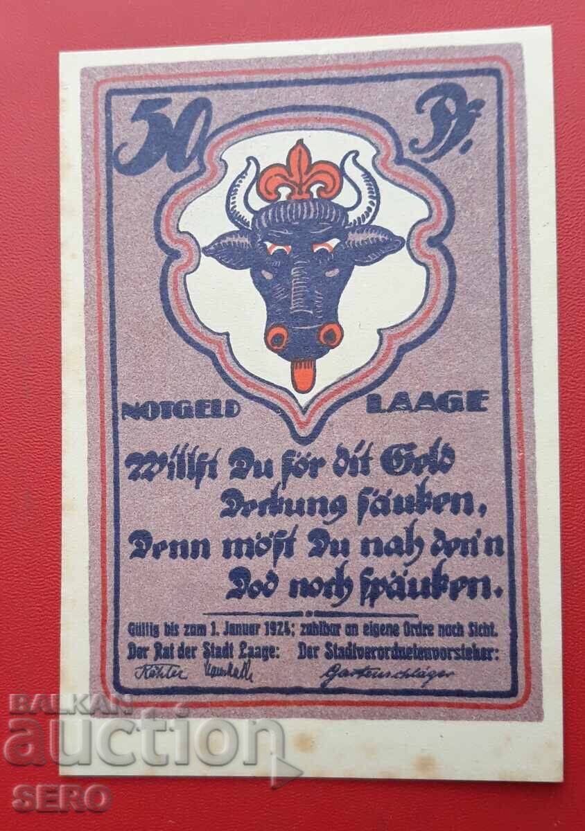 Τραπεζογραμμάτιο-Γερμανία-Μεκλεμβούργο-Πομερανία-Λάαγκε-50 πφένιχ με τιμή 2.00 BGN | € 1.02 Τραπεζογραμμάτιο-Γερμανία-Μεκλεμβούργο-Πομερανία-Λάαγκε-50 πφένιχ με τιμή 2.00 BGN | € 1.02