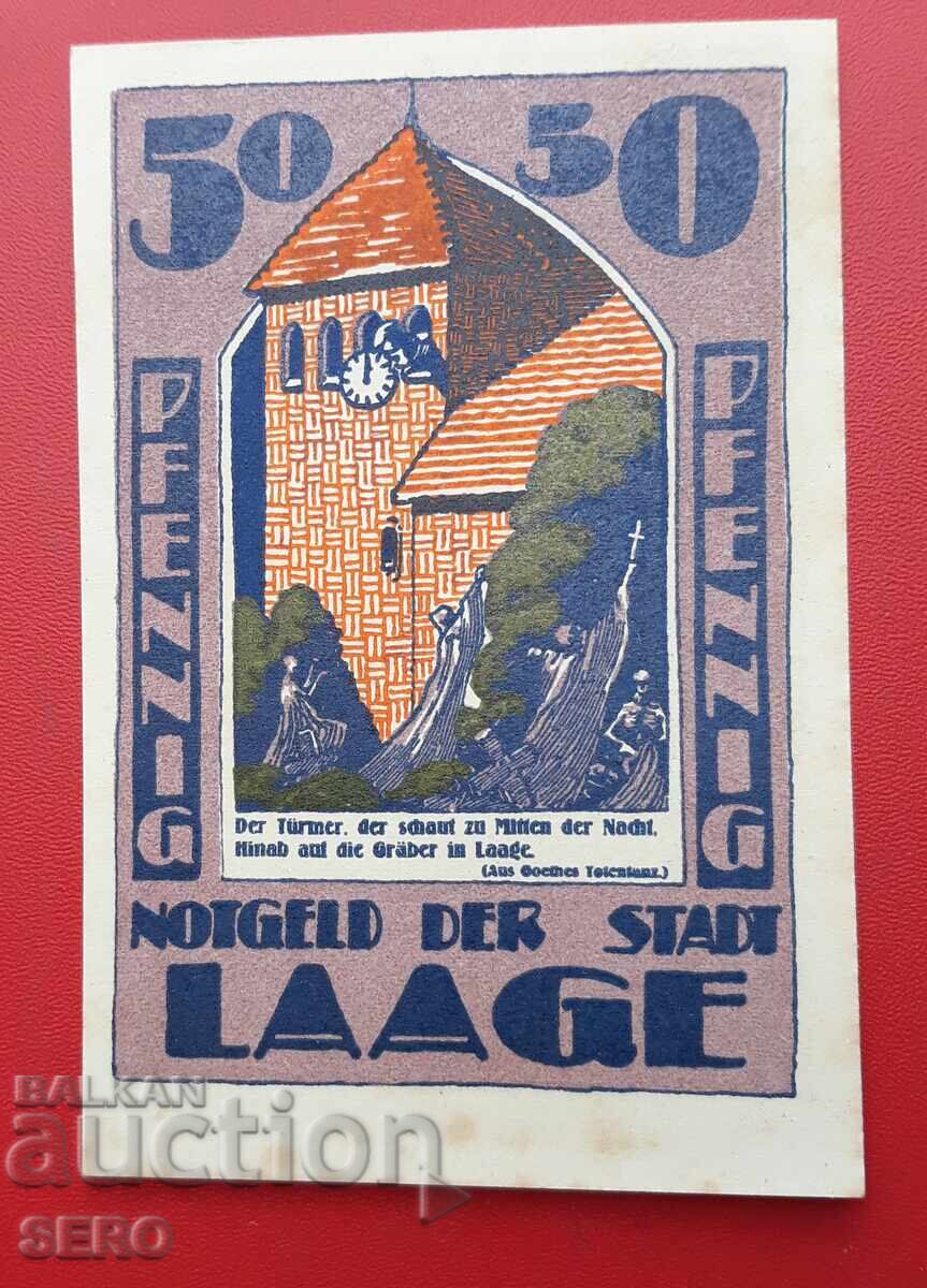 Τραπεζογραμμάτιο-Γερμανία-Μεκλεμβούργο-Πομερανία-Λάαγκε-50 πφένιχ Τραπεζογραμμάτιο-Γερμανία-Μεκλεμβούργο-Πομερανία-Λάαγκε-50 πφένιχ