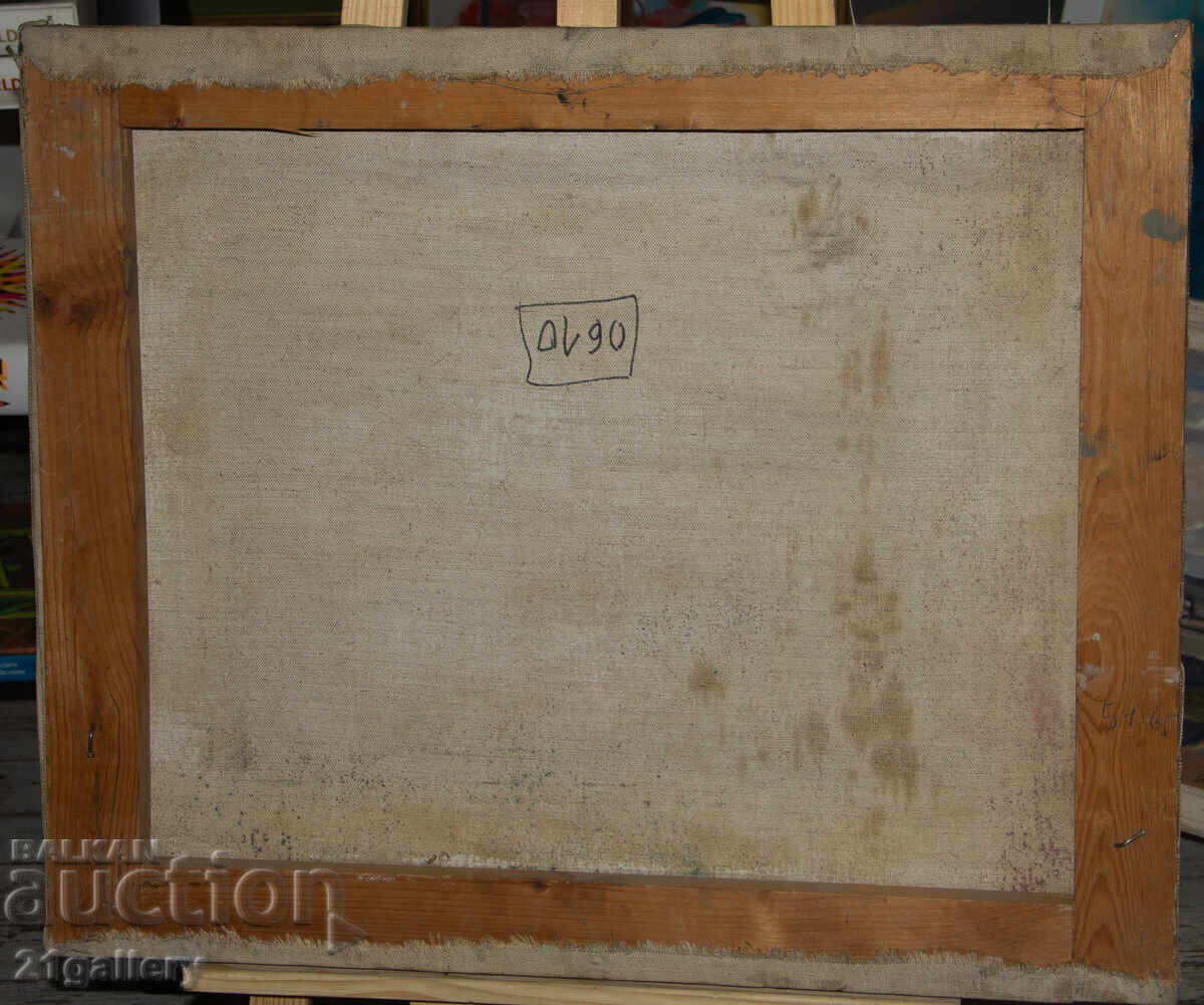 Αφηρημένο τοπίο ζωγραφική με λάδι - 6