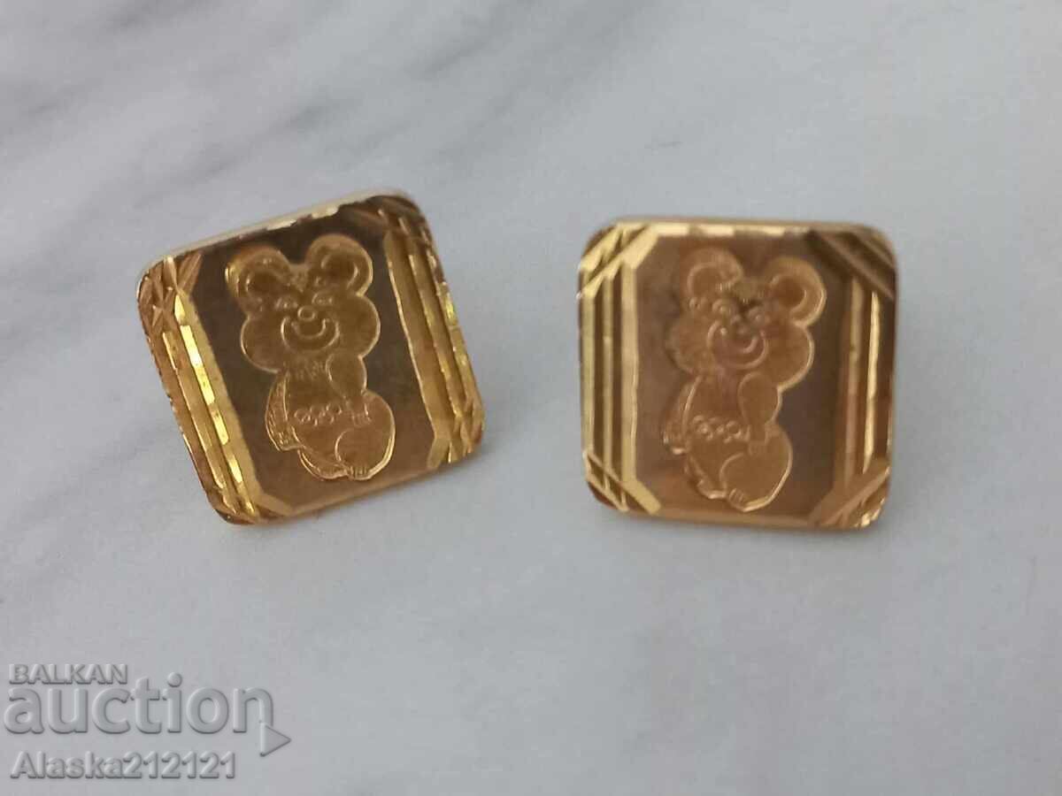 Butoane, butoniere Olimpiada Moscova 1980 Mișa Butoane, butoniere Olimpiada Moscova 1980 Mișa