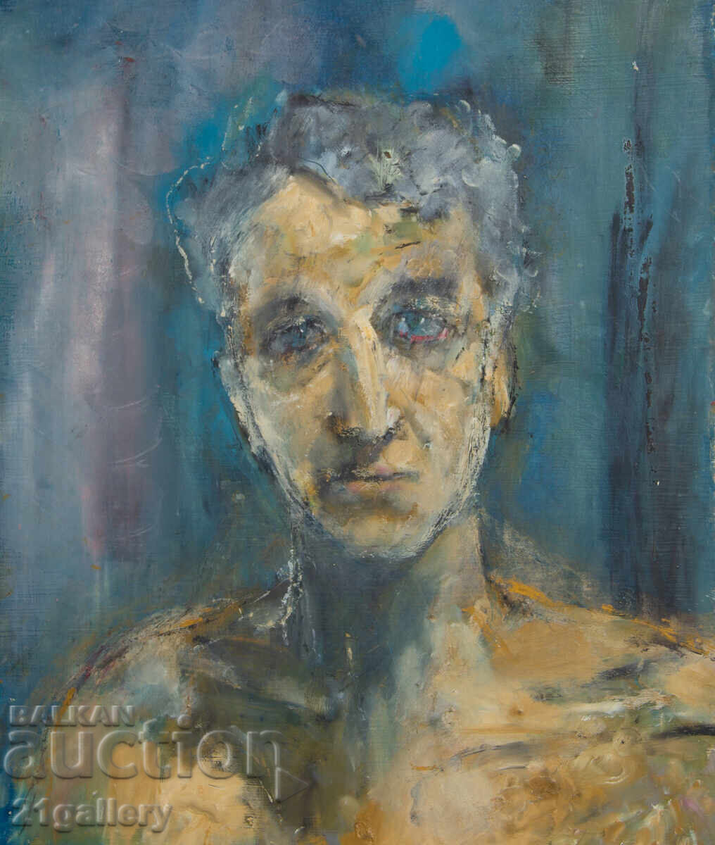Ελαιογραφία, ανδρικό πορτρέτο με τιμή 350.00 BGN | € 178.95