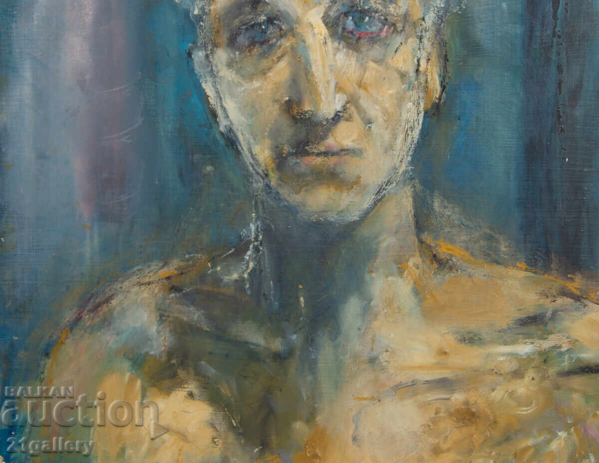 Ελαιογραφία, ανδρικό πορτρέτο - 5