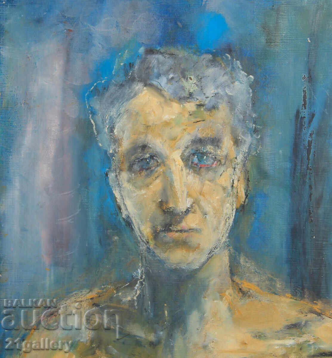 Ελαιογραφία, ανδρικό πορτρέτο - 7