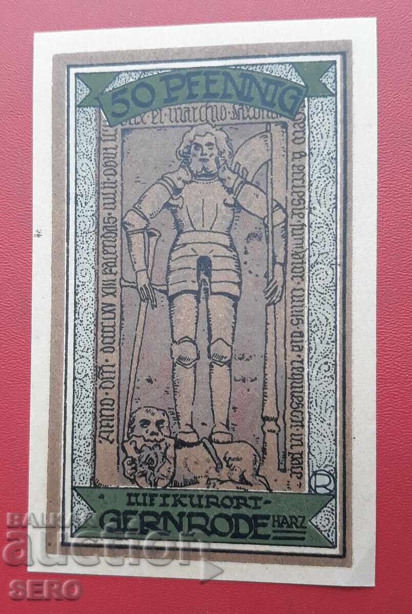 Τραπεζογραμμάτιο-Γερμανία-Σαξονία-Γκέρνροντε-50 πφένιγκ 1921