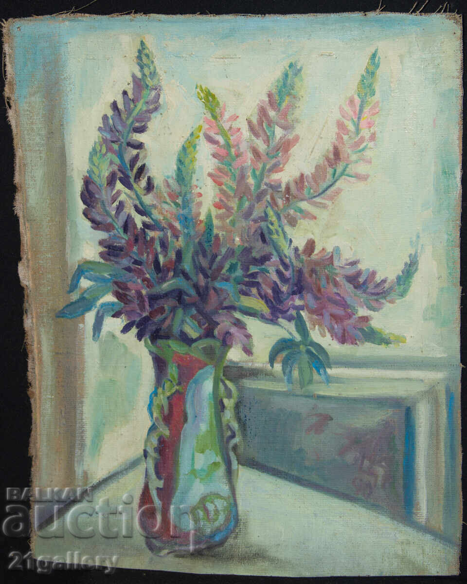 Δημοπρασία Τσβετάνα Κοστούρκοβα (1914 - 2011) Ελαιογραφία νεκρή φύση Δημοπρασία Τσβετάνα Κοστούρκοβα (1914 - 2011) Ελαιογραφία νεκρή φύση