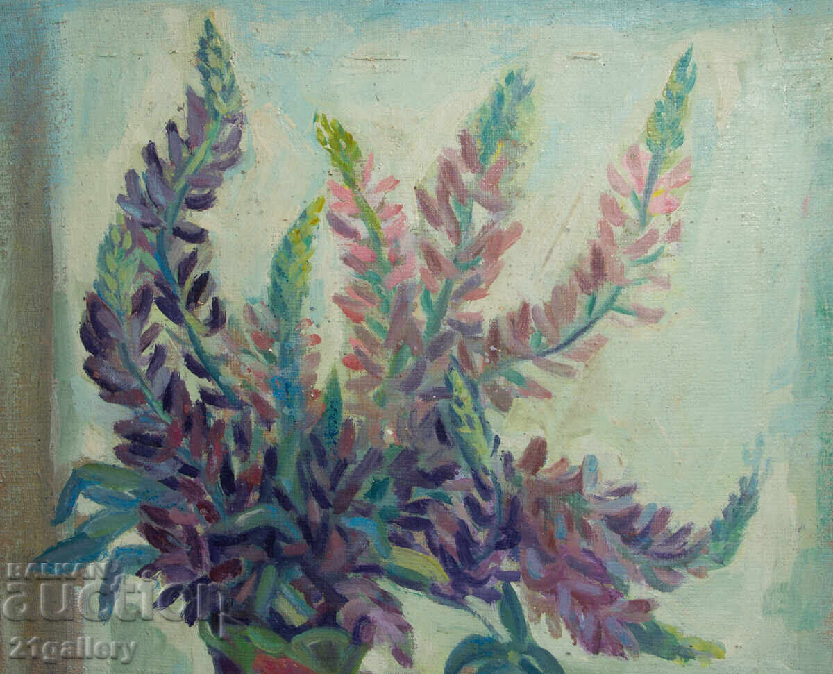 Παράδοση Τσβετάνα Κοστούρκοβα (1914 - 2011) Ελαιογραφία νεκρή φύση Παράδοση Τσβετάνα Κοστούρκοβα (1914 - 2011) Ελαιογραφία νεκρή φύση