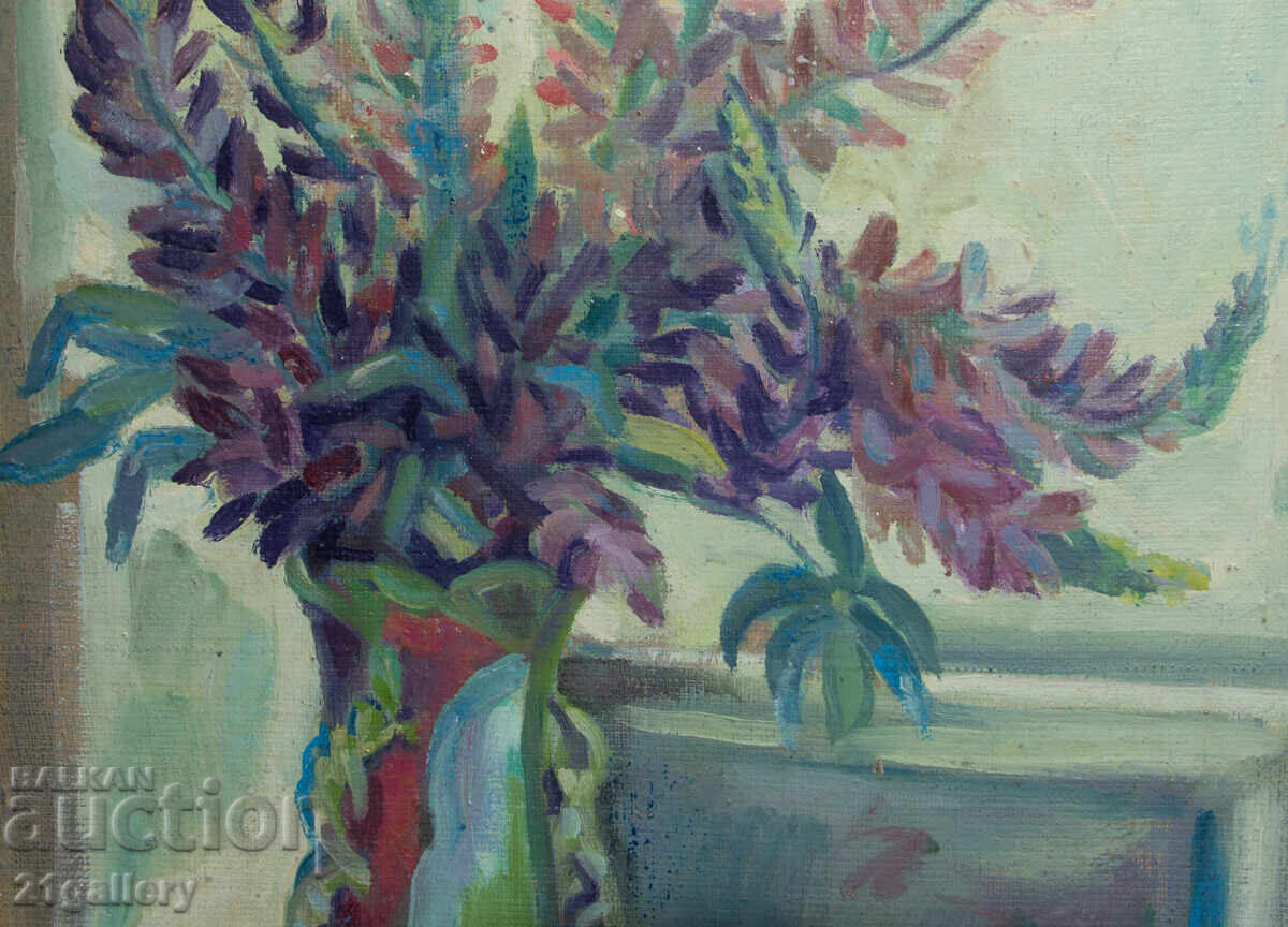 Τσβετάνα Κοστούρκοβα (1914 - 2011) Ελαιογραφία νεκρή φύση - 5 Τσβετάνα Κοστούρκοβα (1914 - 2011) Ελαιογραφία νεκρή φύση - 5