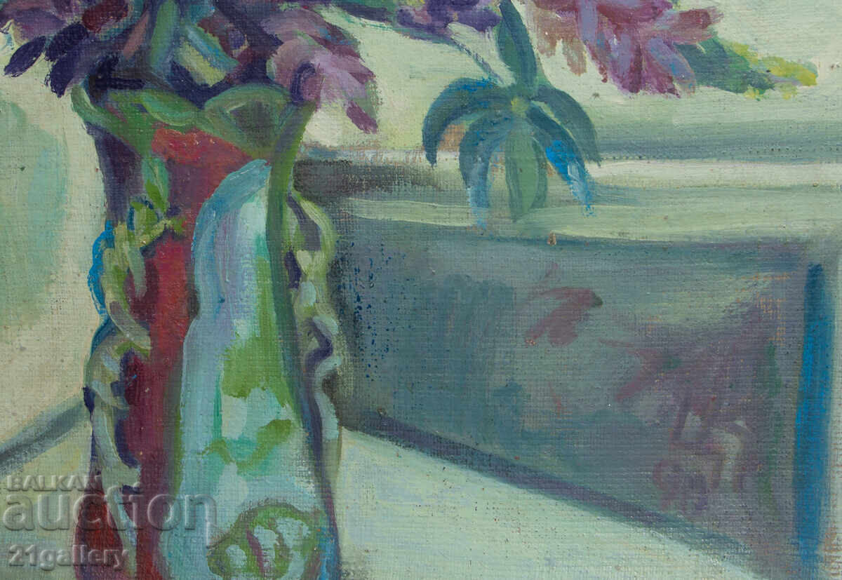 Τσβετάνα Κοστούρκοβα (1914 - 2011) Ελαιογραφία νεκρή φύση - 6 Τσβετάνα Κοστούρκοβα (1914 - 2011) Ελαιογραφία νεκρή φύση - 6