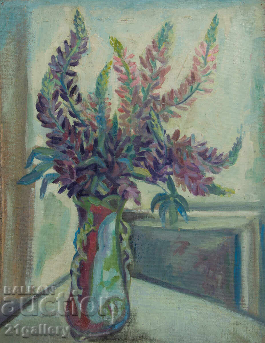 Τσβετάνα Κοστούρκοβα (1914 - 2011) Ελαιογραφία νεκρή φύση Τσβετάνα Κοστούρκοβα (1914 - 2011) Ελαιογραφία νεκρή φύση