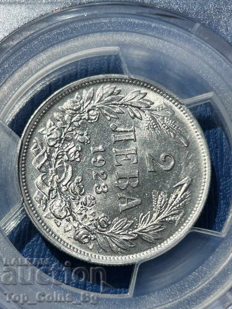 2 Leva 1923 MS 64 PCGS 45231149 - 6