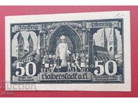 Banknote-Germany-Saxony-Halberstadt-50 pfennig 1921