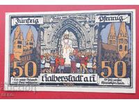 Bancnota-Germania-Saxonia-Halberstadt-50 pfennig 1921