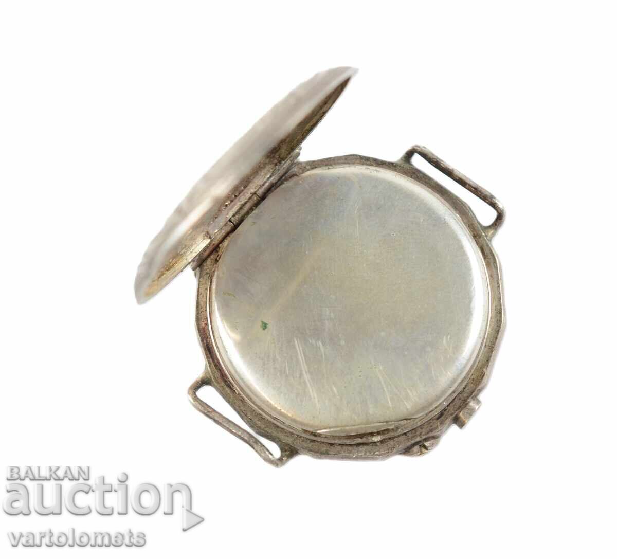 Auction  Antique Silver Pocket Watch - Not Working