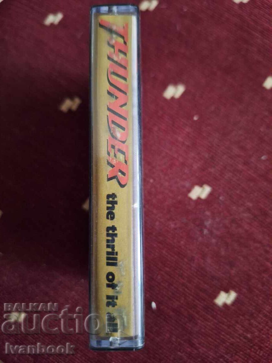 Κασέτα ήχου - Thunder με τιμή 3.00 BGN | € 1.53 Κασέτα ήχου - Thunder με τιμή 3.00 BGN | € 1.53