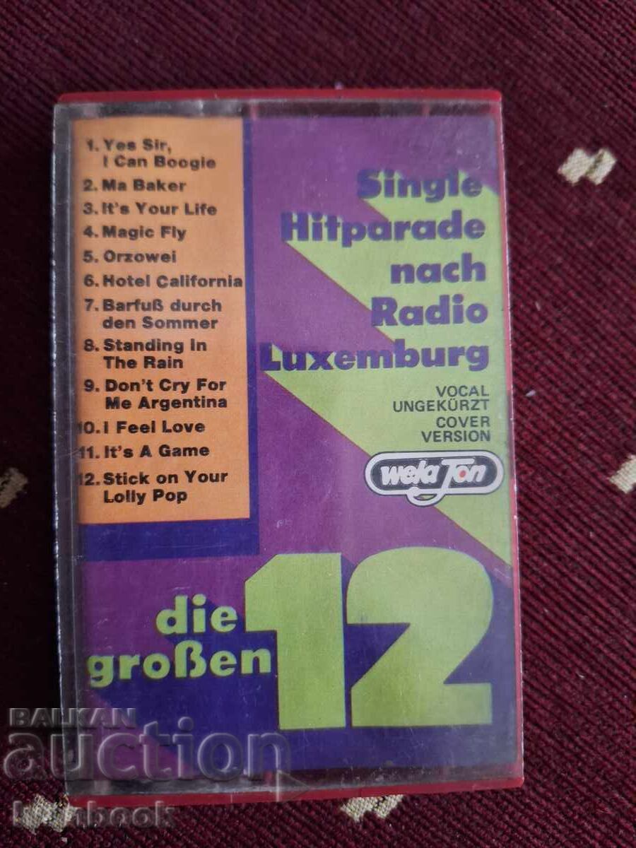 Audio cassette - Hit parade radio Luxemburg Audio cassette - Hit parade radio Luxemburg