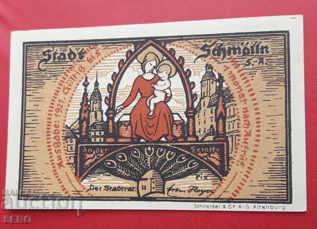 Banknote - Germany - Thuringia - Schmölln - 20 Pfennig 1921 with price 2.01 BGN | € 1.03 Banknote - Germany - Thuringia - Schmölln - 20 Pfennig 1921 with price 2.01 BGN | € 1.03