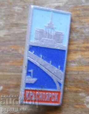 Badge "Krasnoyarsk" Russia Badge "Krasnoyarsk" Russia