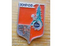 Ecuson "Kirov" Rusia (seria steme orașe)