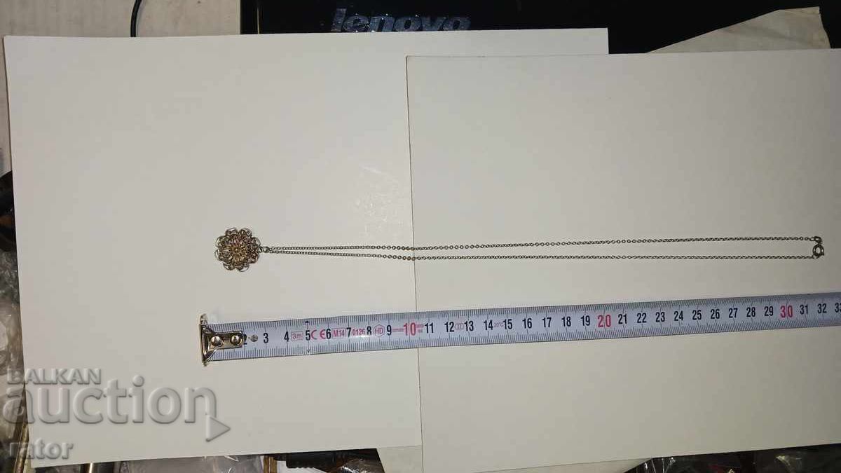 Colier frumos, pandantiv - ARGINT, FILIGRAN - 7