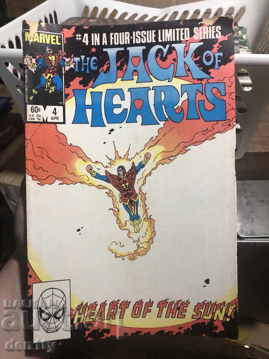 Комиксът на Marvel от 1983 г. - Джак от сърца