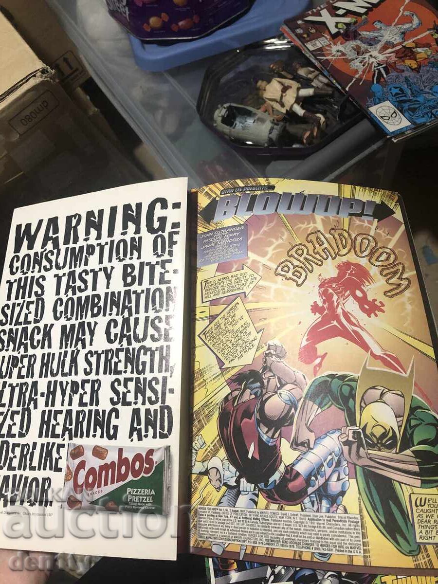 Комиксът на Marvel 1997г Heroes for hire с цена 7.00 лв. | € 3.58