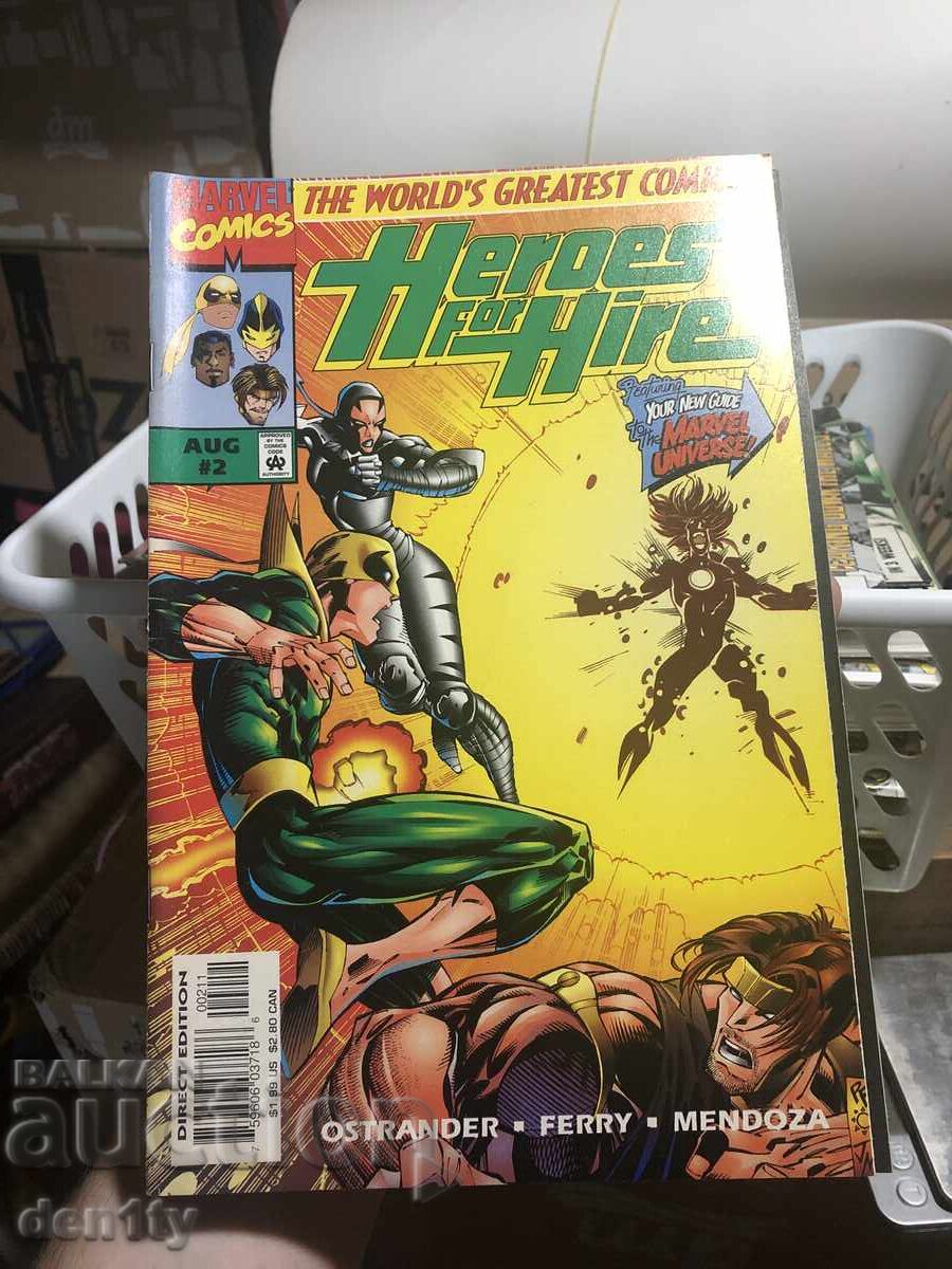 Комиксът на Marvel 1997г Heroes for hire