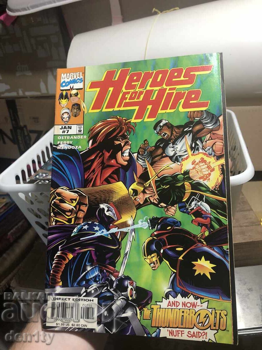 Marvel Comic 1997 Heroes for Hire
