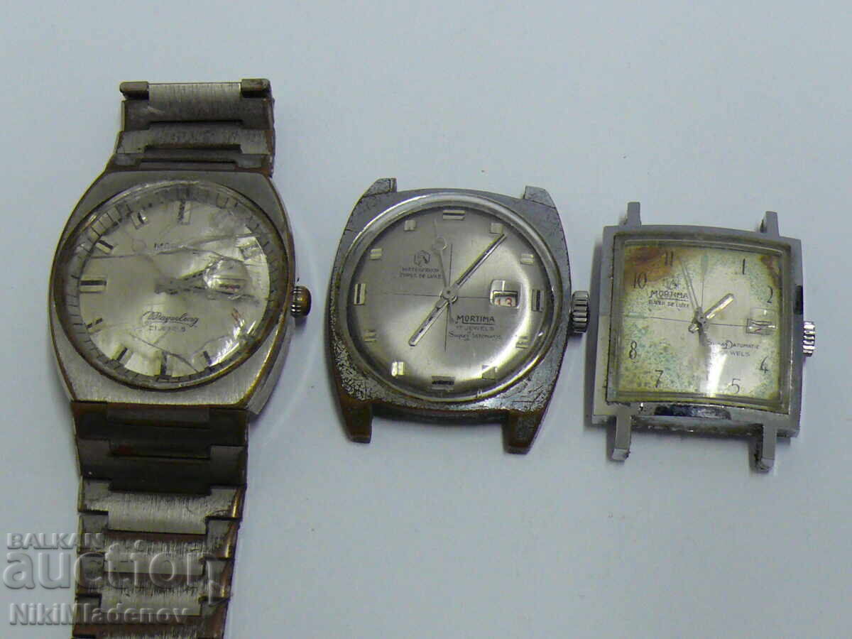 Lot of Swiss MORTIMA movements, non-working Lot of Swiss MORTIMA movements, non-working